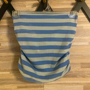 Striped Blue/Turquoise Guess  Jeans Tube Top